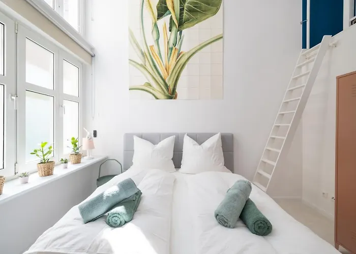 Great 2-room Loft With 2 Bathrooms And 2 Kitchen Daire *