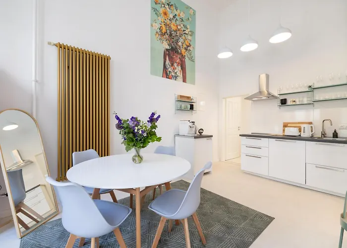 Daire Great 2-room Loft With 2 Bathrooms And 2 Kitchen Berlin